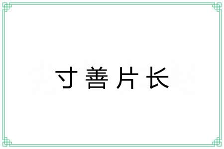 寸善片长